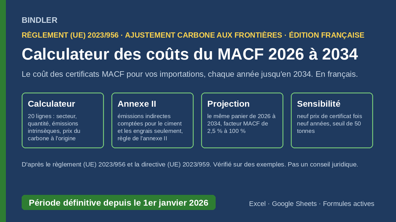 Calculateur des coûts du MACF 2026 à 2034 cover